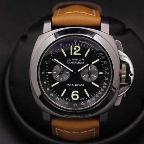 panerai luminor tantalum without crown cover|Panerai Luminor powder.